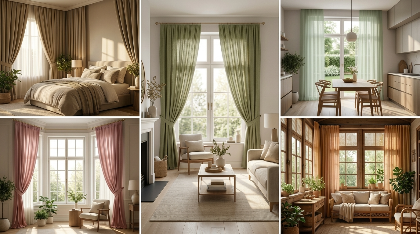 Comment choisir ses rideaux selon chaque pièce de la maison ?