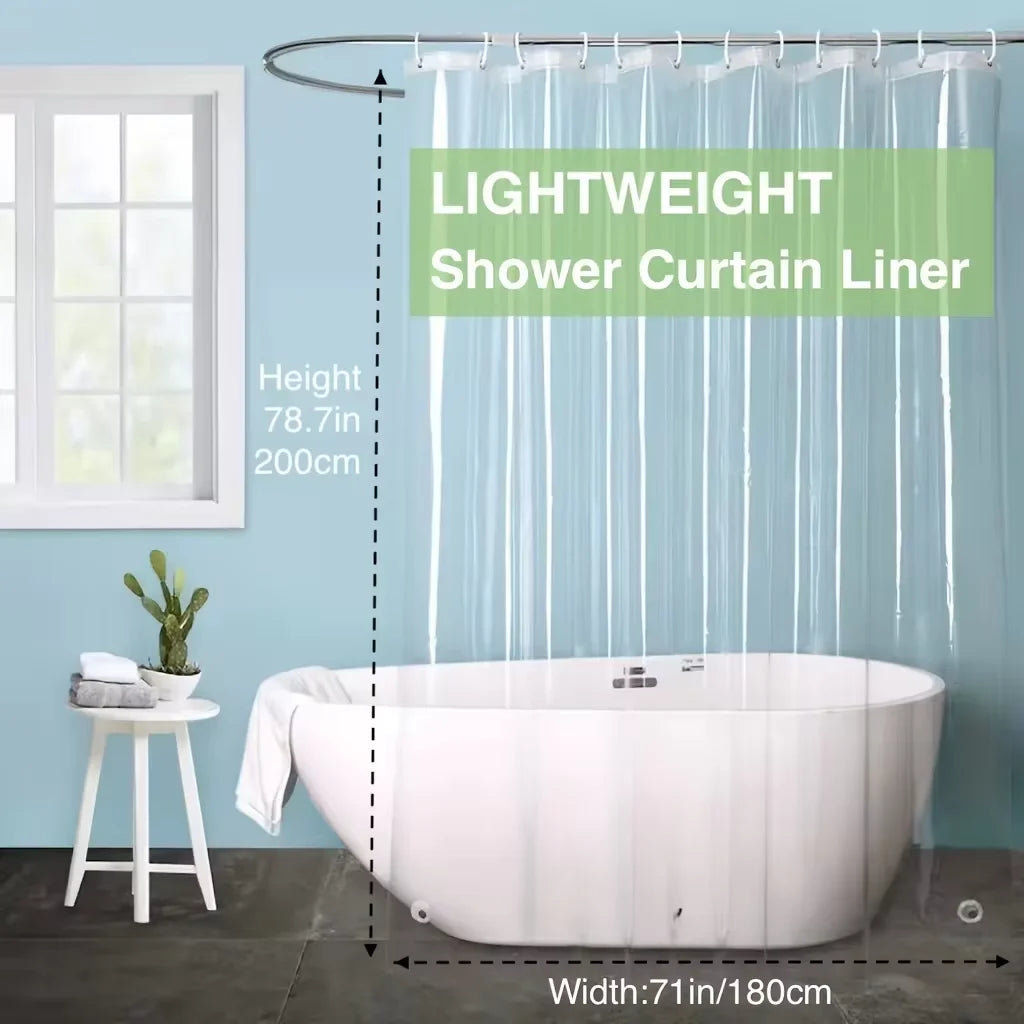 Rideaux de douche transparent