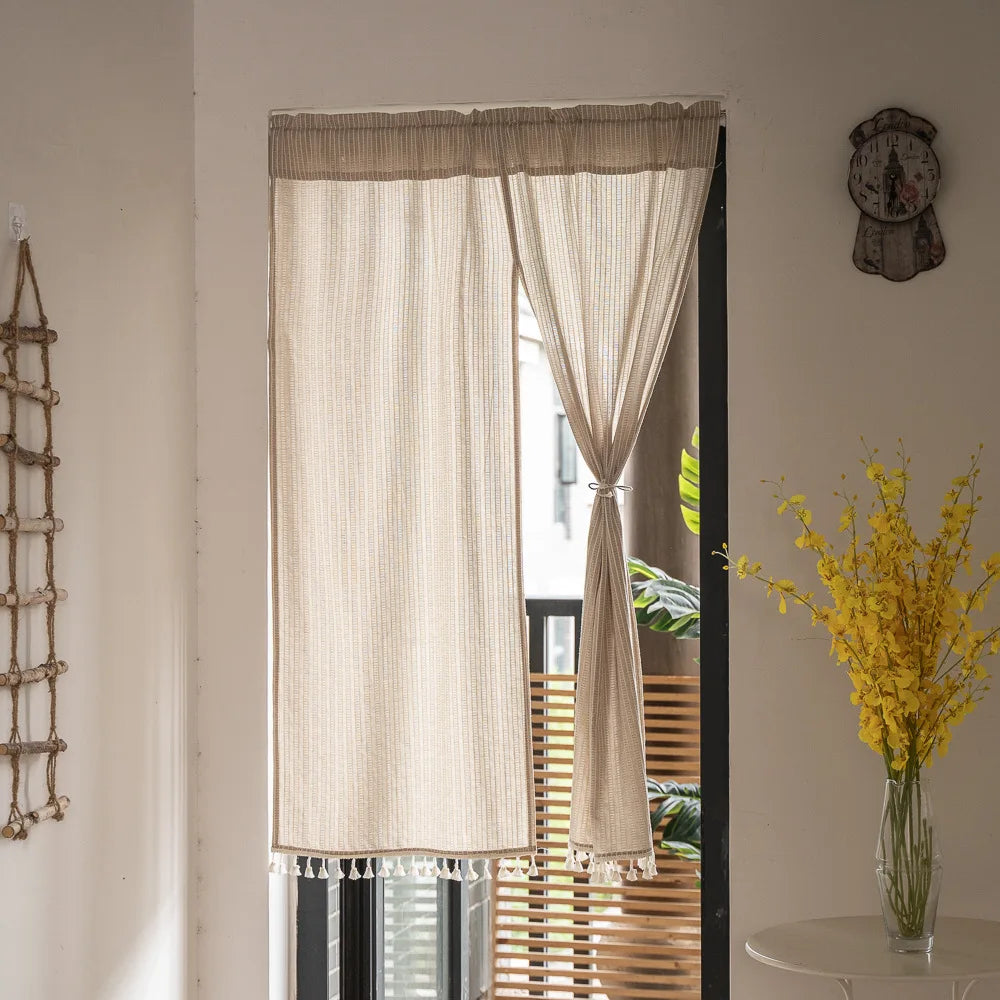 Rideaux en voile de coton