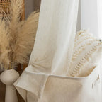 Rideau voilage beige Veloria