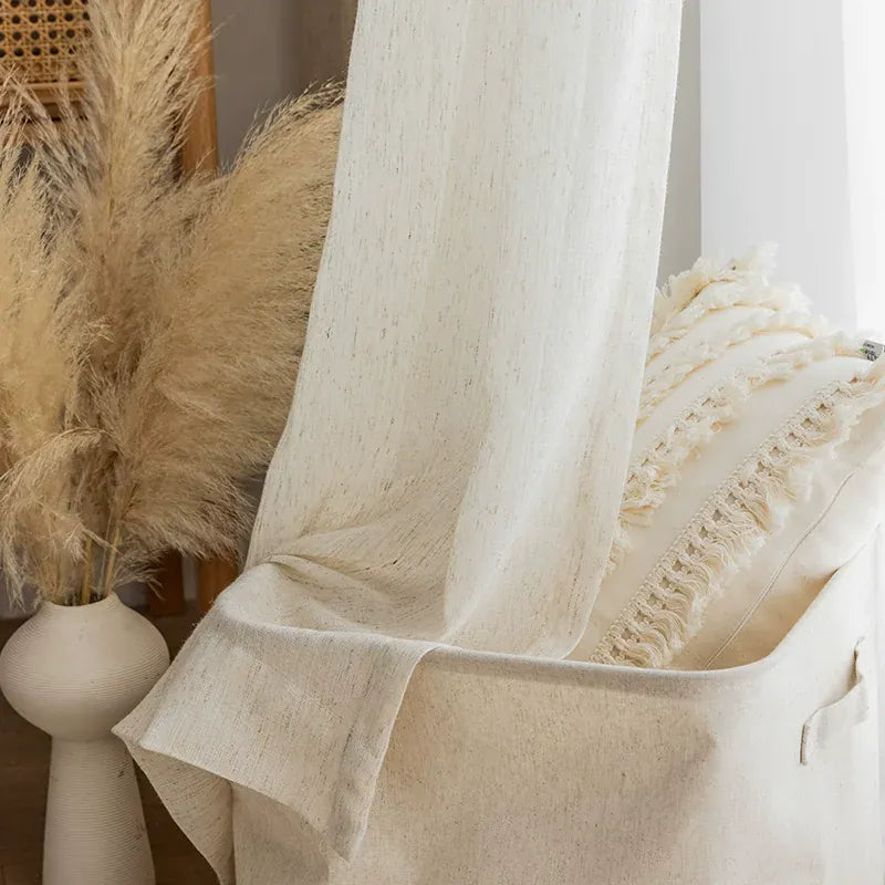 Rideau voilage beige Veloria