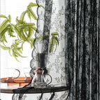 Rideau dentelle romantique