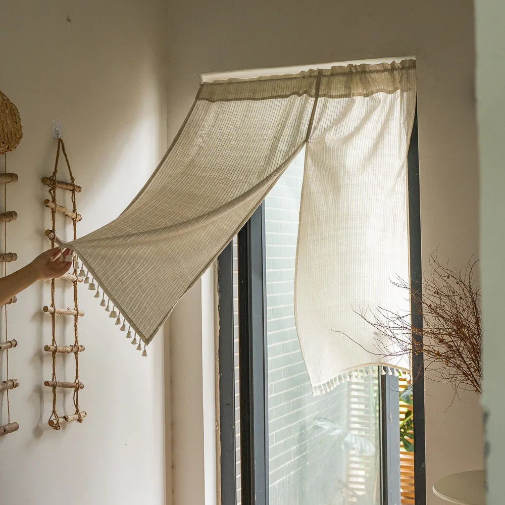 Rideaux en voile de coton
