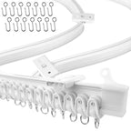 Rail flexible rideau