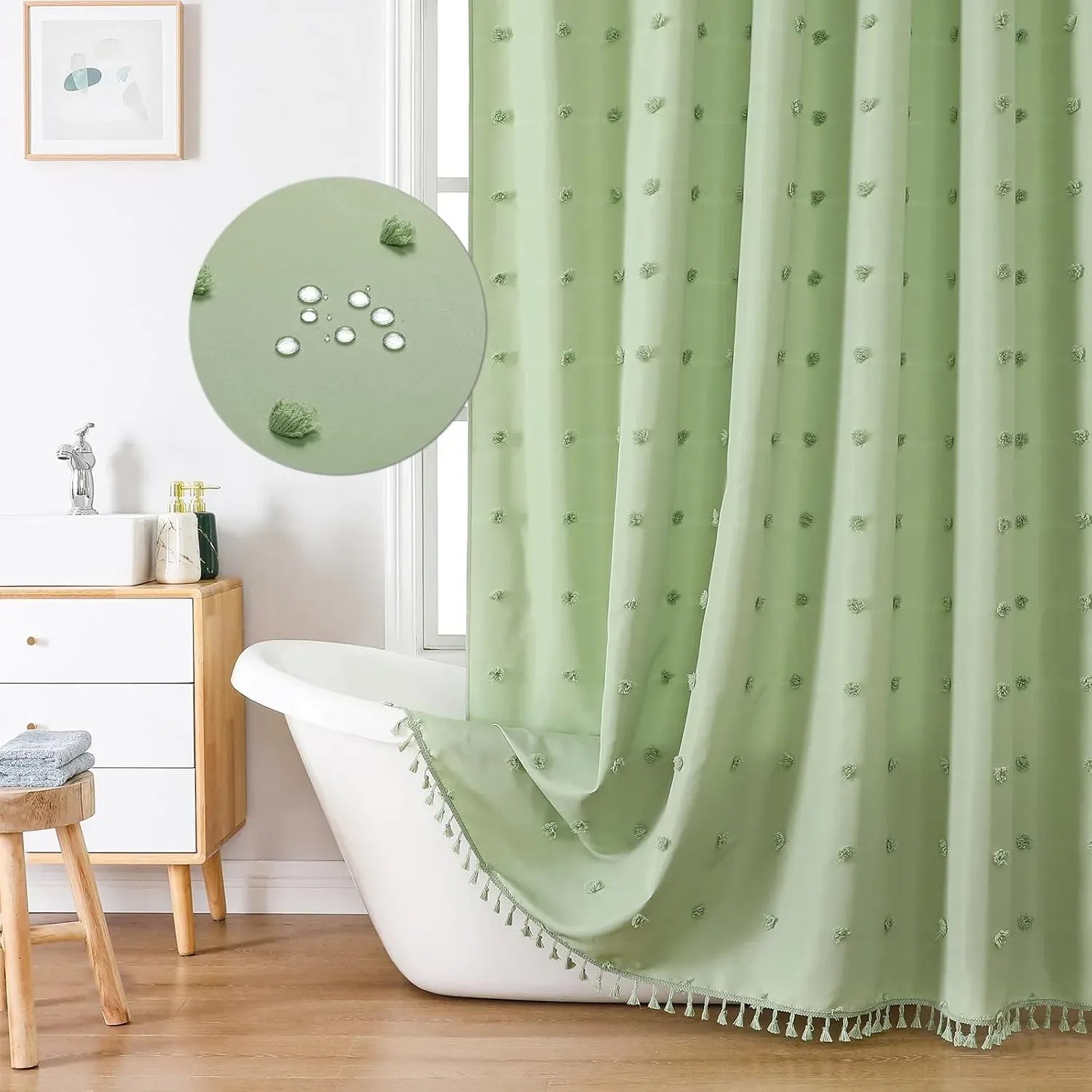 Rideau de douche chic Veloria
