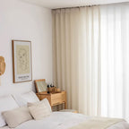 Rideau voilage beige Veloria