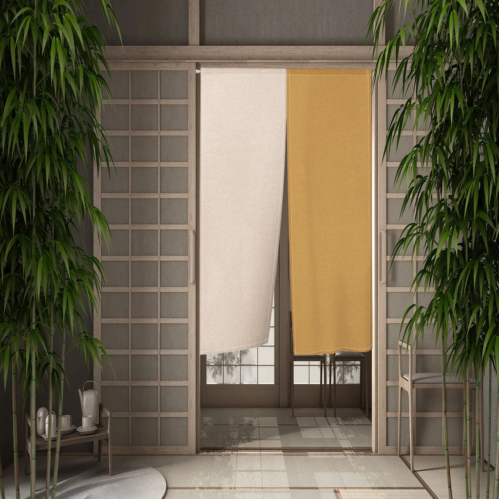 Rideau porte japonais