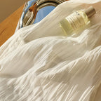 Rideau effet lin beige
