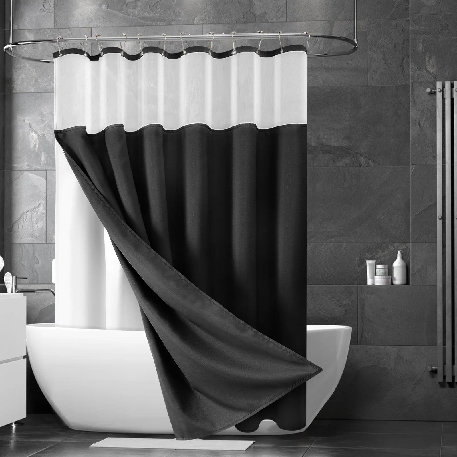 Rideau de douche lin