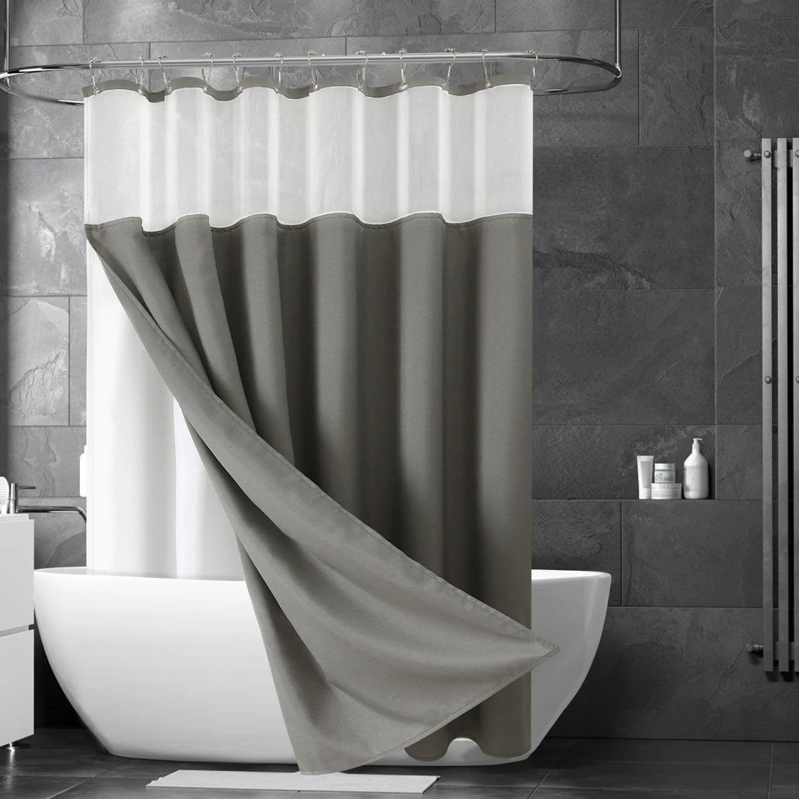 Rideau de douche lin