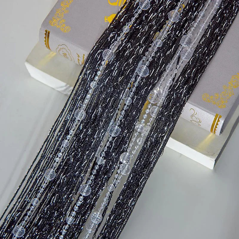 Rideaux perles de verre