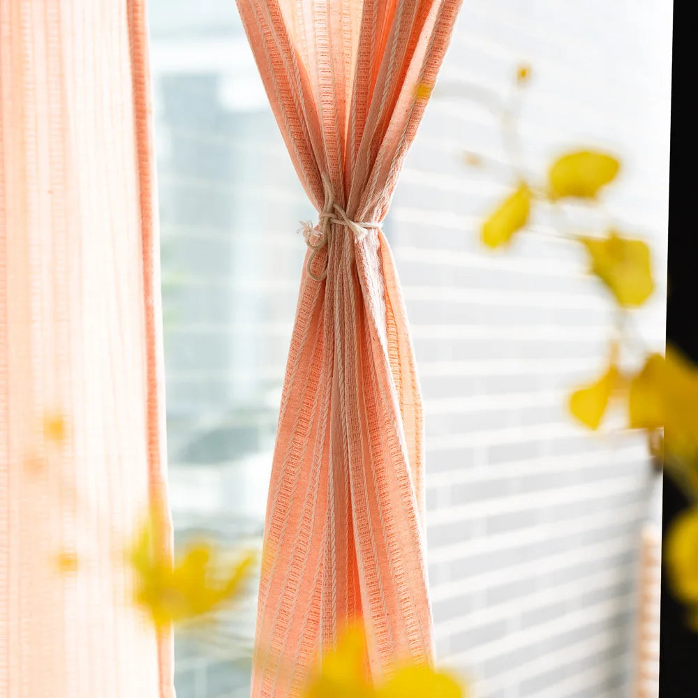 Rideaux en voile de coton