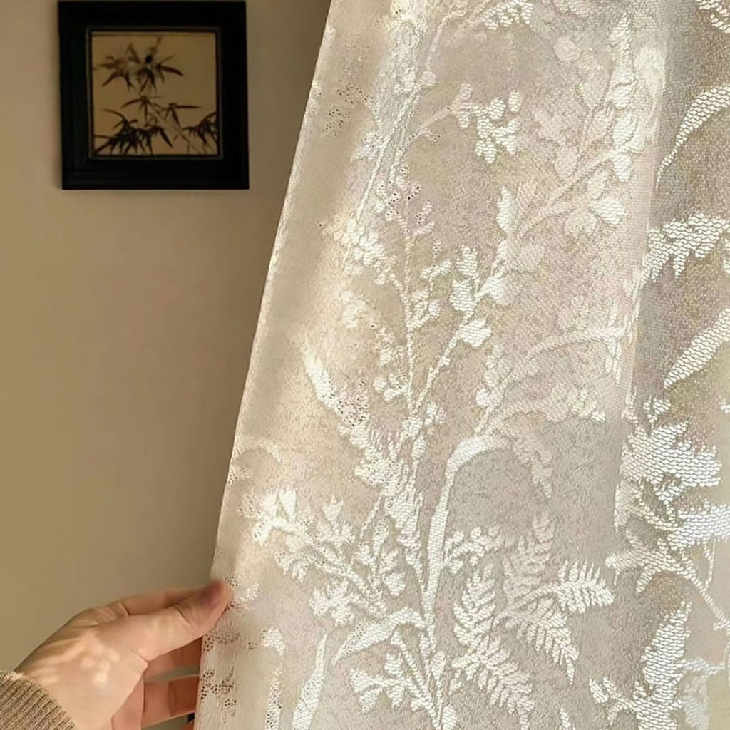 Rideau dentelle bohème Veloria