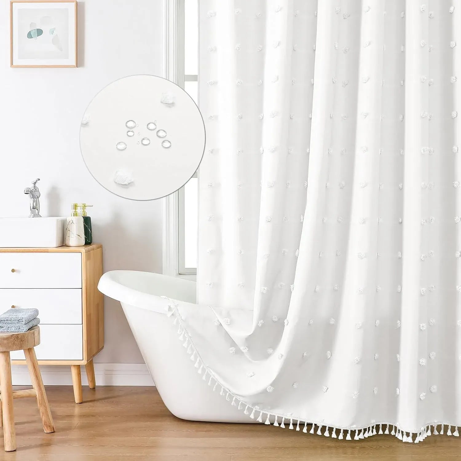 Rideau de douche chic Veloria