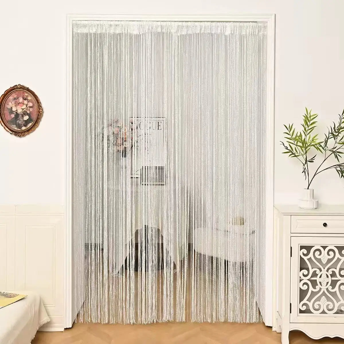 Rideau de perles pour porte