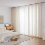 Rideau voilage beige Veloria