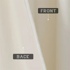Rideau aspect velours beige