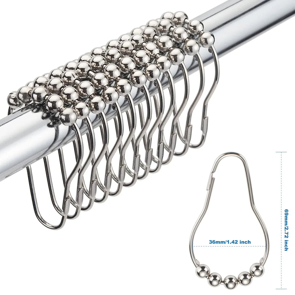 Rideau de douche effet lin Veloria