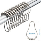 Rideau de douche effet lin Veloria