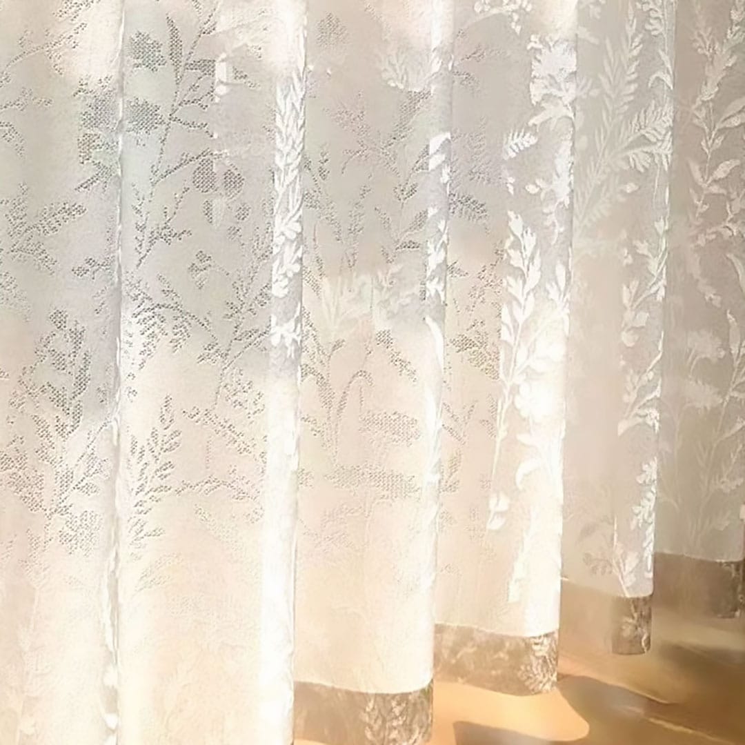 Rideau dentelle bohème Veloria