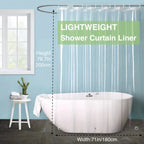Rideaux de douche transparent