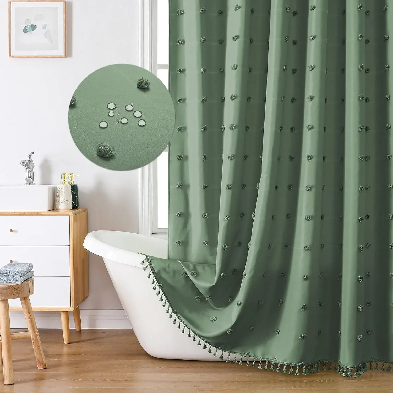 Rideau de douche chic Veloria