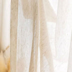 Rideau voilage beige Veloria