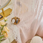 Rideau rose
