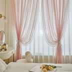 Rideau rose