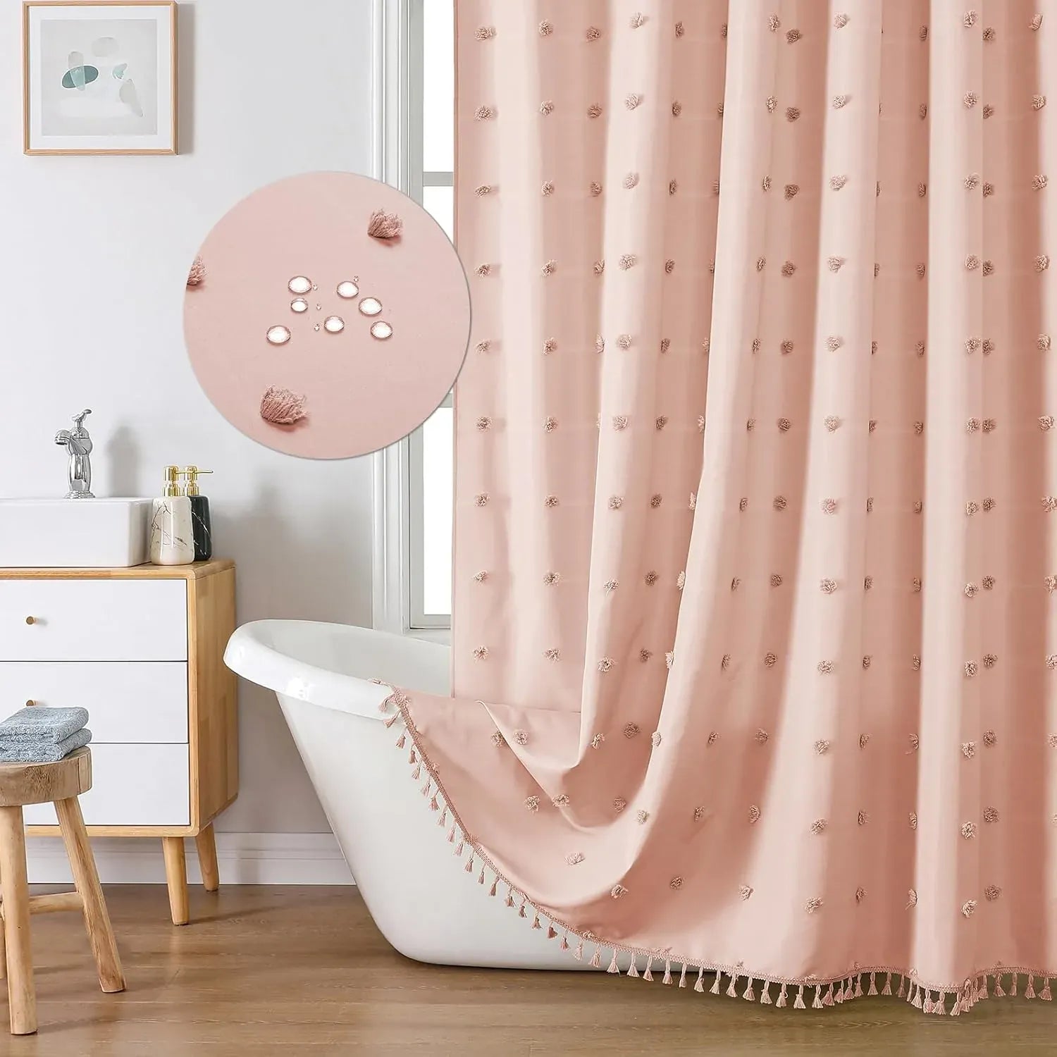 Rideau de douche chic Veloria