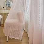 Rideau rose