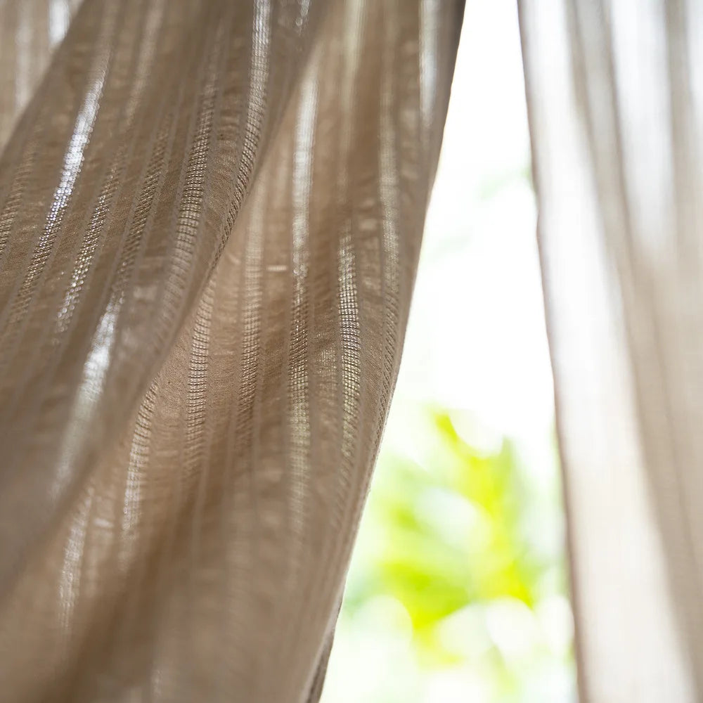 Rideaux en voile de coton
