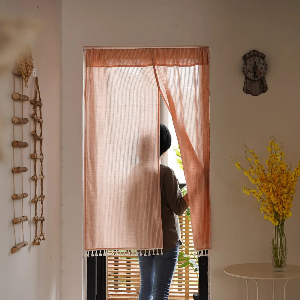 Rideaux en voile de coton
