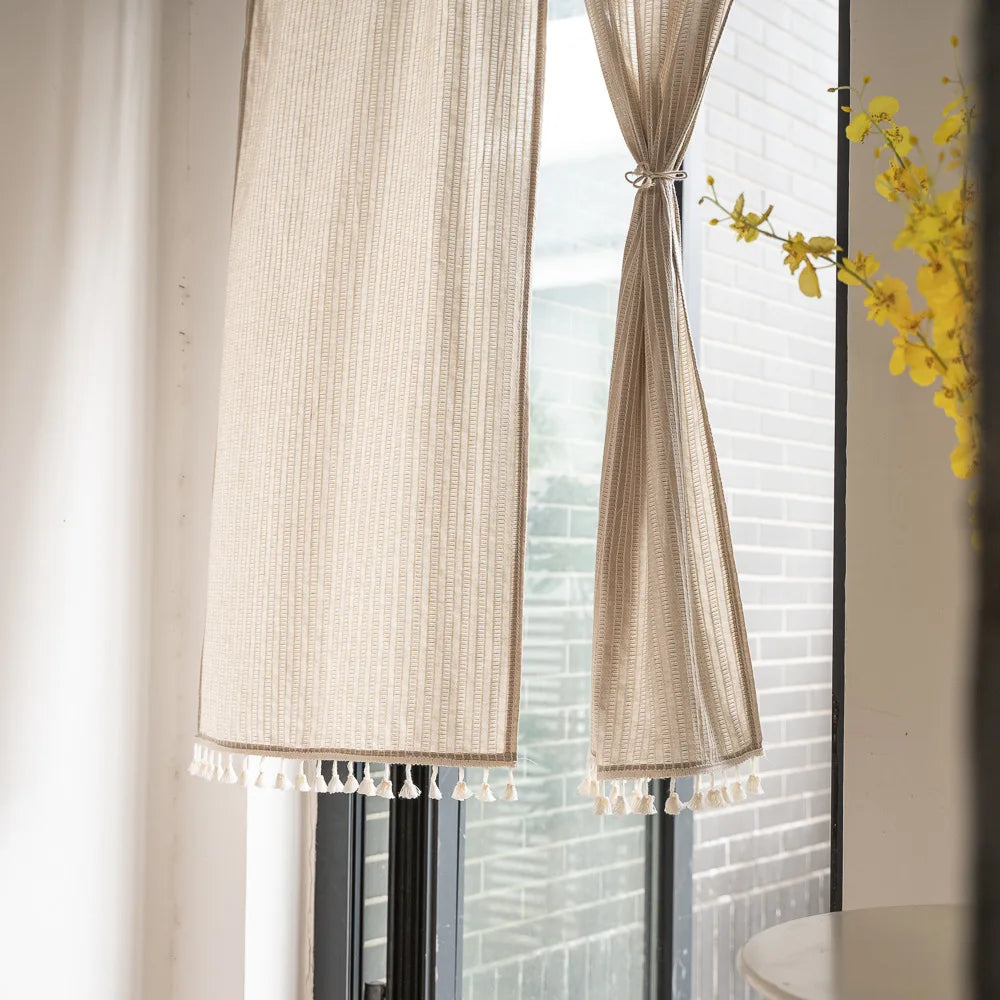 Rideaux en voile de coton