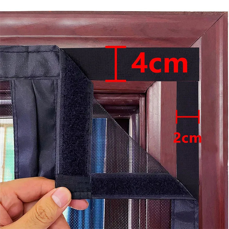 Rideau de porte extérieur moustiquaire