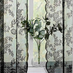 Rideau dentelle romantique