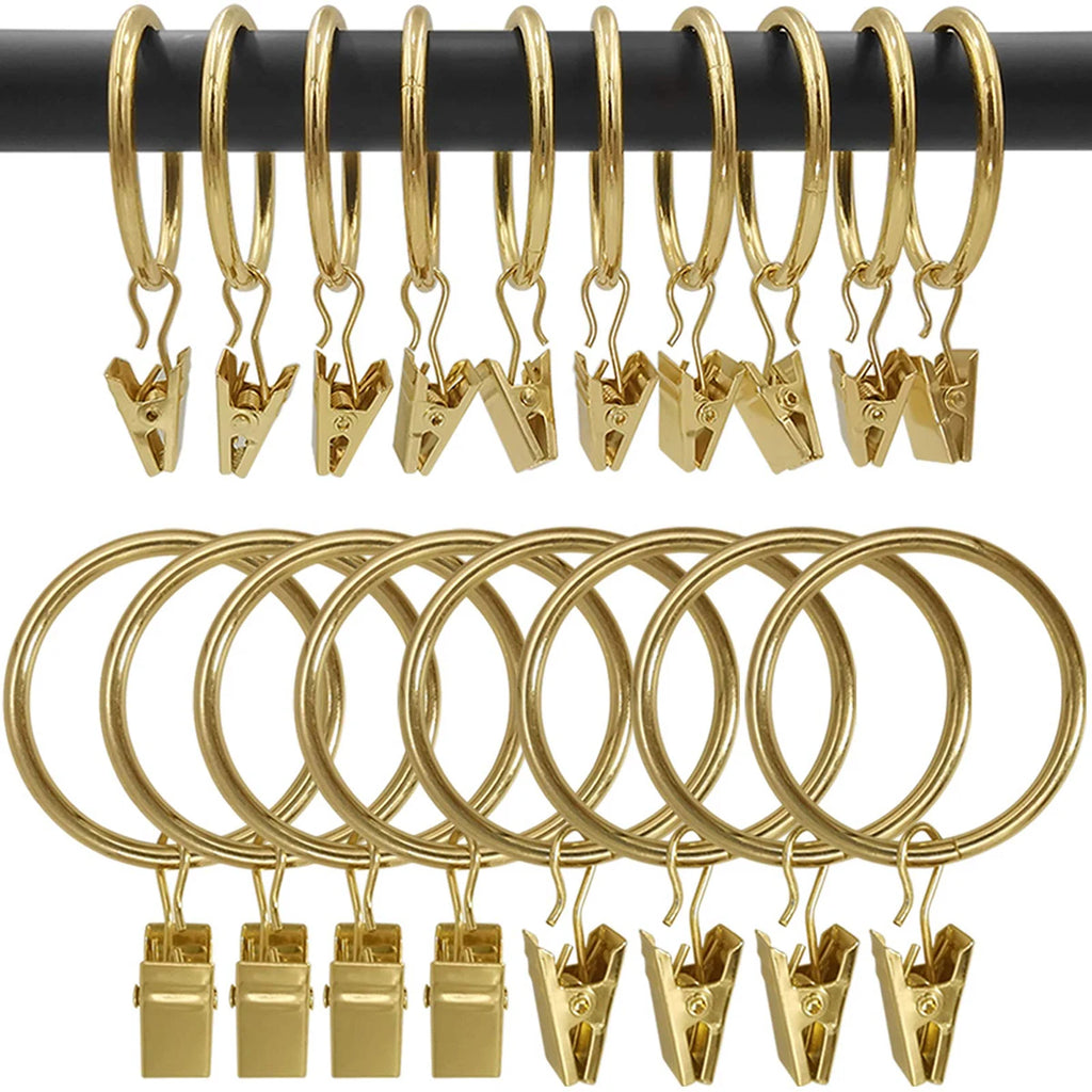 Anneaux clips pour rideaux