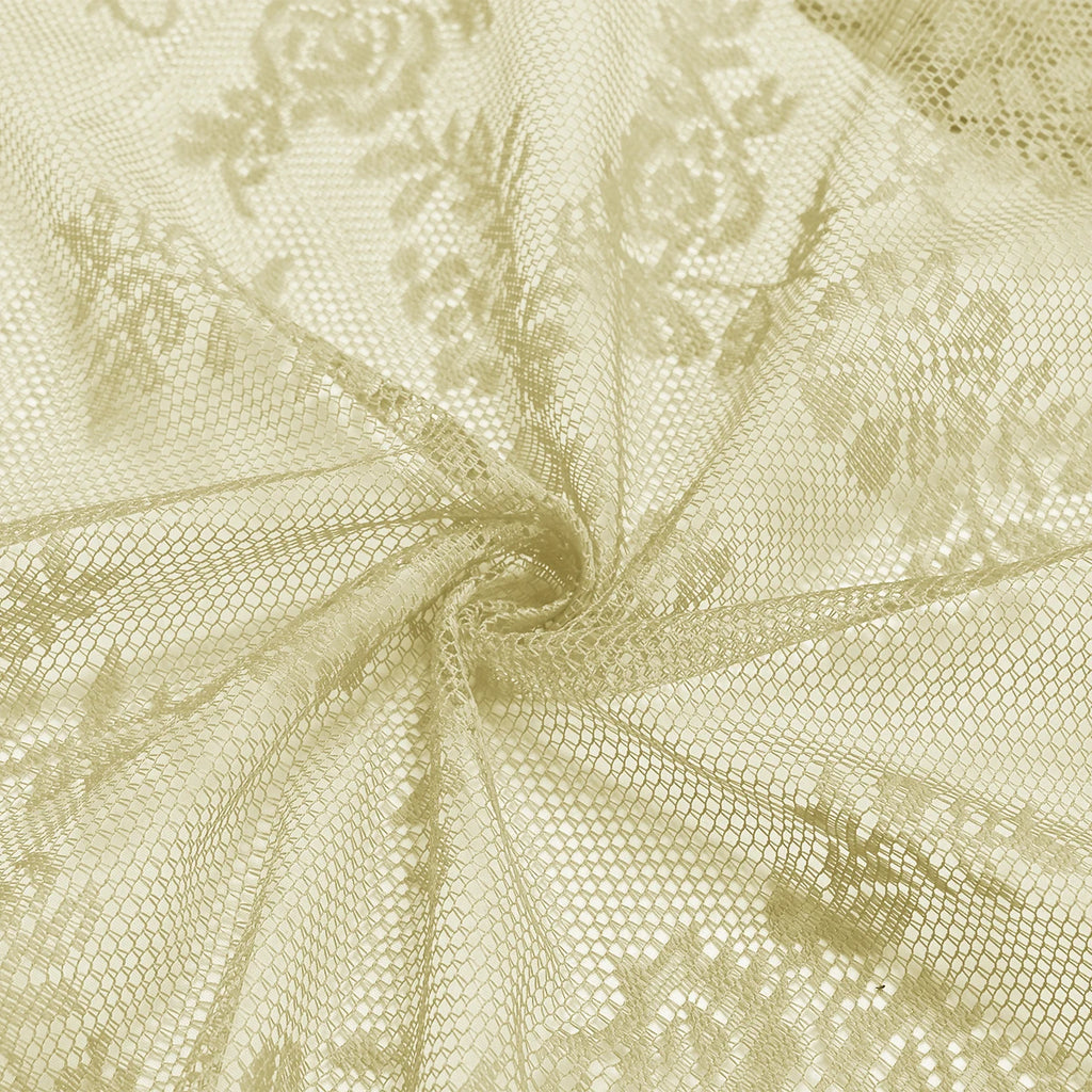 Rideau dentelle romantique