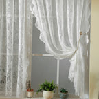 Rideau court pour chambre