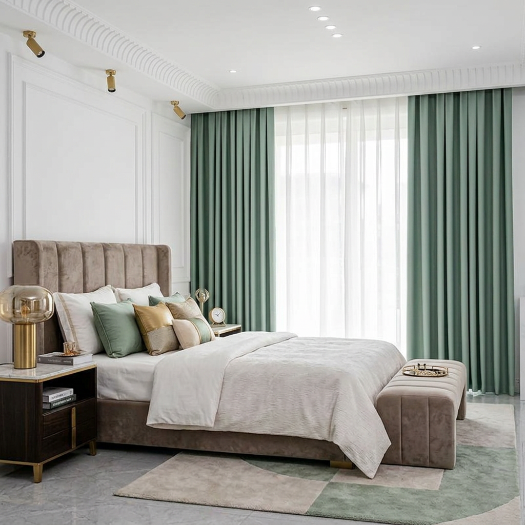 Rideau chambre adulte