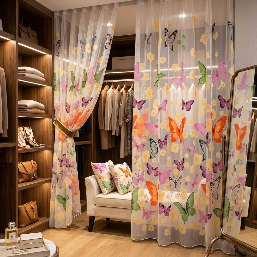 Rideau dressing chambre