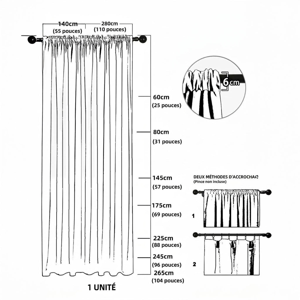 Rideaux en dentelle