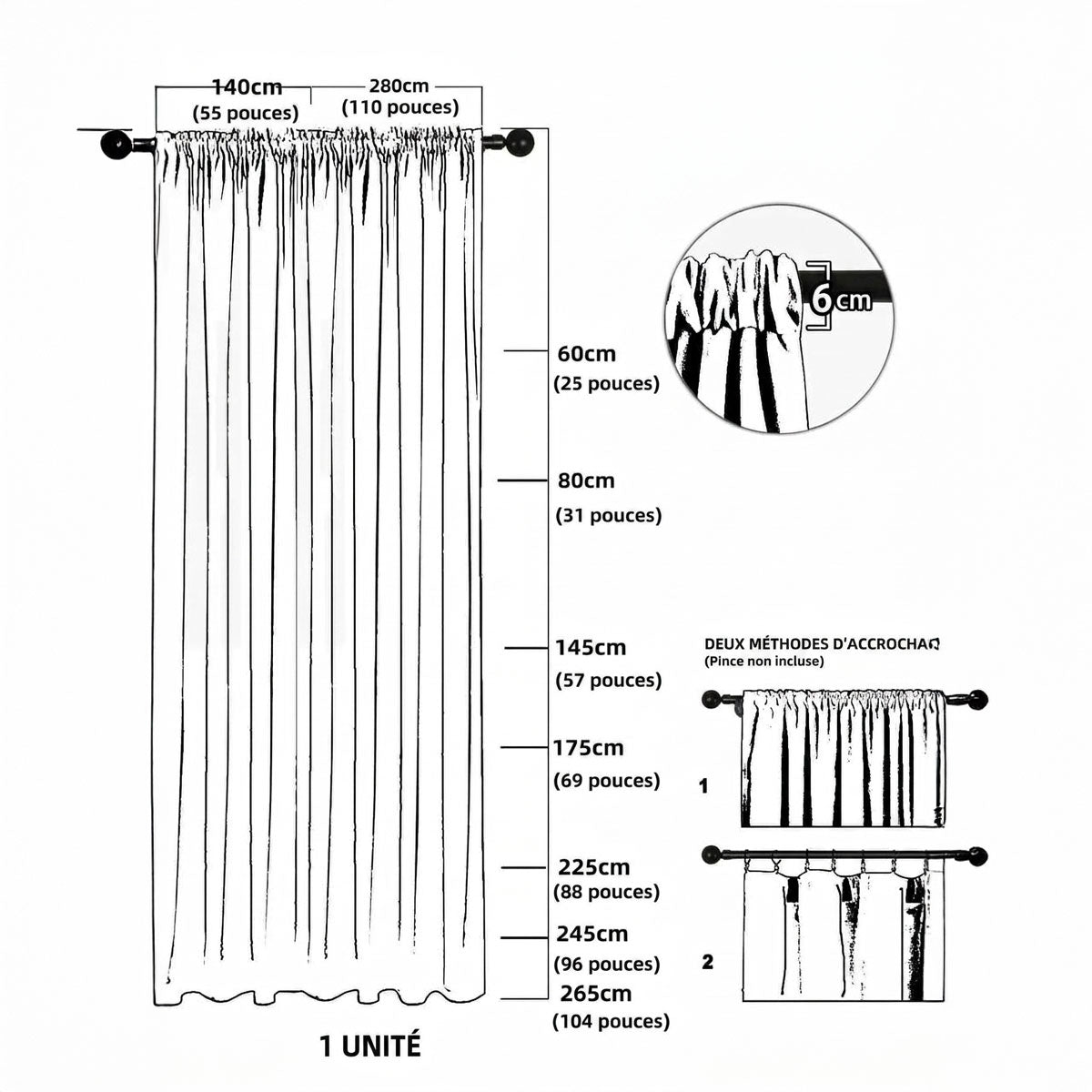 Rideaux en dentelle