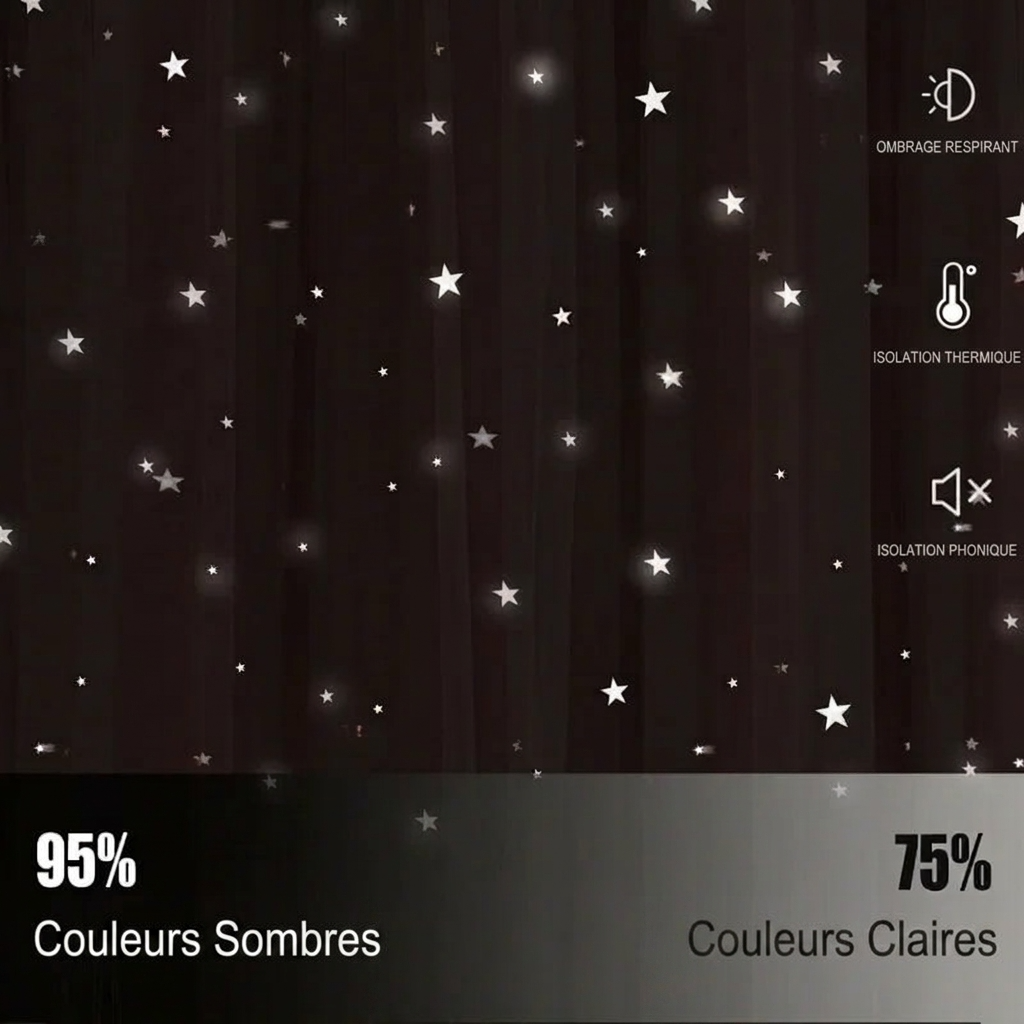 Rideau chambre fille