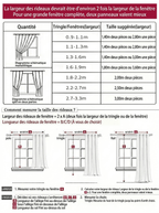Rideau design pour salon Veloria