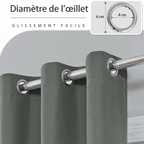 Double rideau occultant Veloria