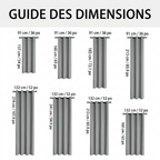 Double rideau occultant Veloria
