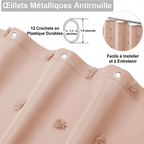 Rideau de douche chic Veloria