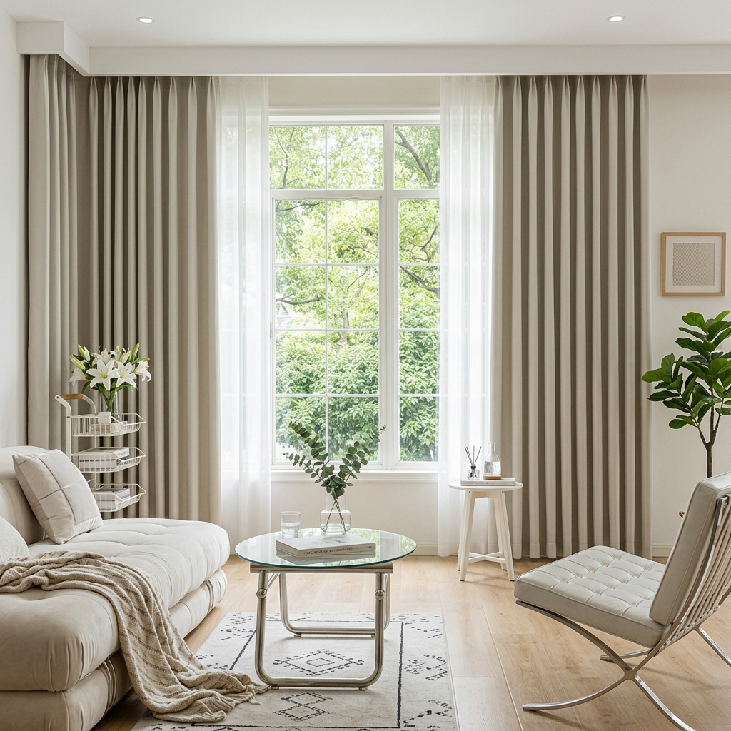Rideau opaque chambre