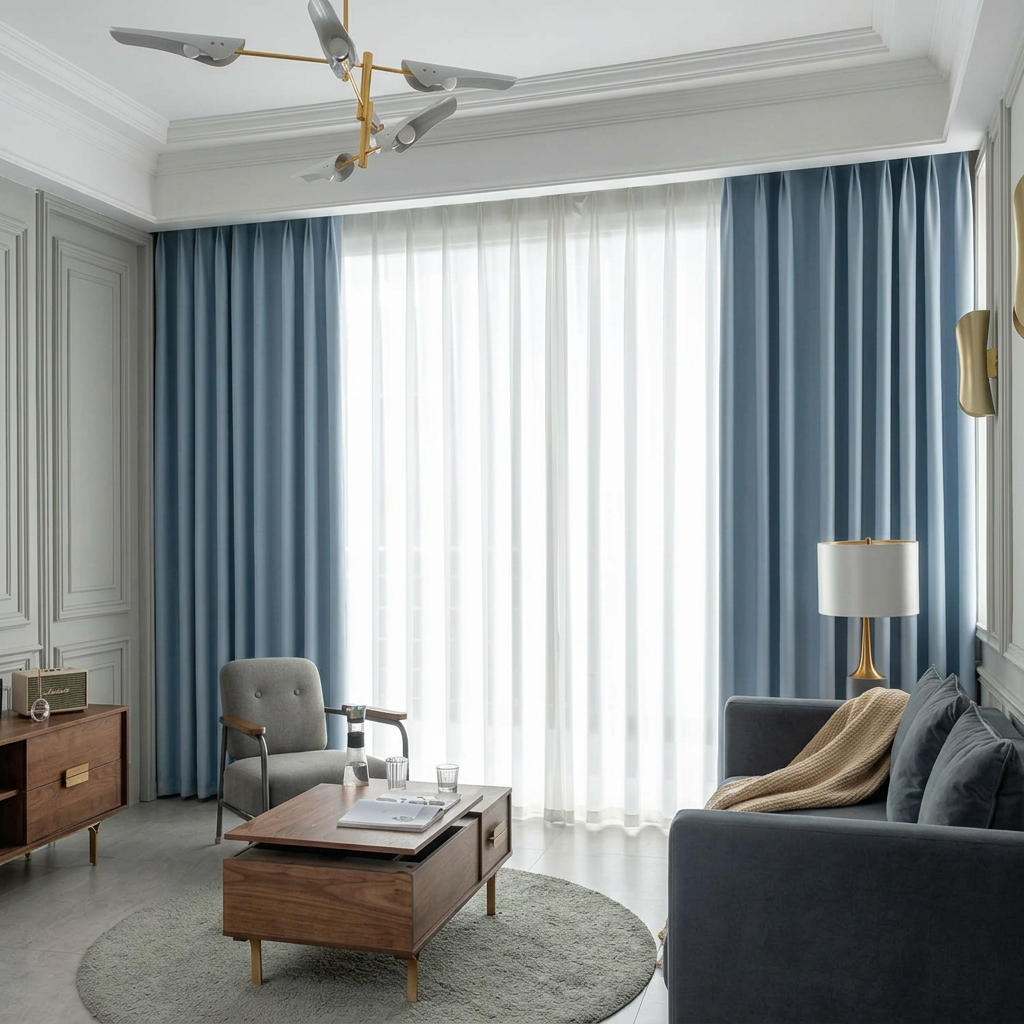 Rideau chambre adulte